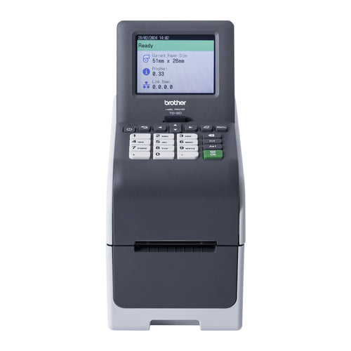 Brother Etikettendrucker, bis 50,8 mm, Touchscreen, Akku-Option, USB, LAN, 300 dpi