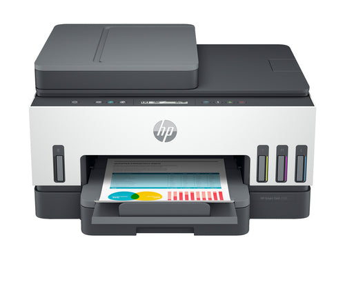 HP Smart Tank 7305 – Farbtintenstrahl-Multifunktionsdrucker, A4, 3-in-1, Duplex, ADF, WLAN/LAN, AirPrint