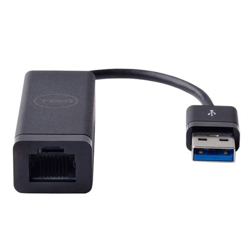 DELL 470-ABBT Netzwerkadapter USB zu RJ-45 – 1 Gbit/s, USB 3.2 Gen 1 (5 Gbit/s), 1× RJ-45 – Schwarz