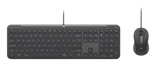 Logitech MK620 for Business – Tastatur-Maus-Set – Kabelgebunden – Graphit