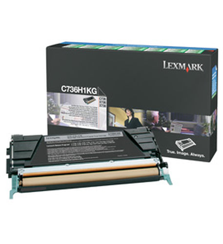 Lexmark Toner – schwarz, 12000 Seiten