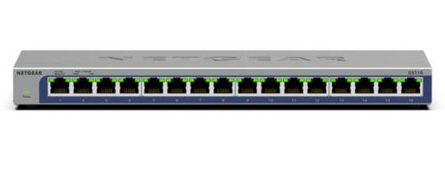 NETGEAR GS116-300EUS – Switch – 16×GbE, L2, Schwarz