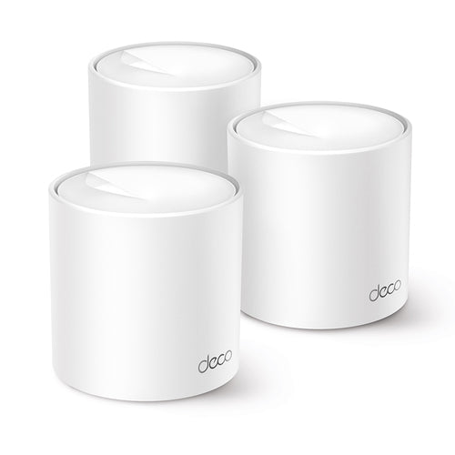 TP-Link Deco X10 – Mesh-System, Wi-Fi 6, Dual-Band (2,4/5 GHz), bis 1500 Mbit/s, 3er-Set