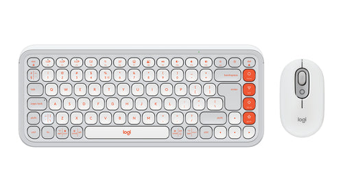 Logitech POP Icon Combo – Tastatur-Maus-Set – Mini – Schere – Bluetooth – QWERTY (US-INT) – Ohne Ziffernblock