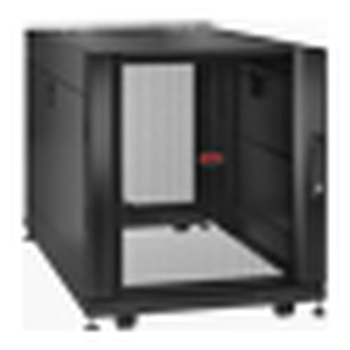 APC NetShelter SX – 19" Netzwerkschrank 12U, abschliessbar, mit Rollen, IP20, 600 × 1070 × 658 mm, schwarz