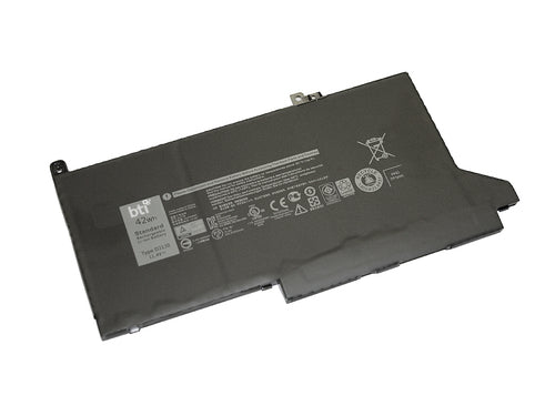 BTI Notebook-Akku – für Dell – 42 Wh, 11,4 V (3 Zellen) – Schwarz
