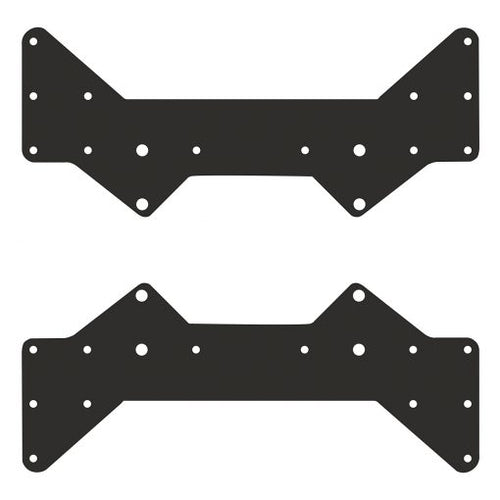 Hagor AV-Stativadapter – für VESA 400 – Schwarz, 2er-Set