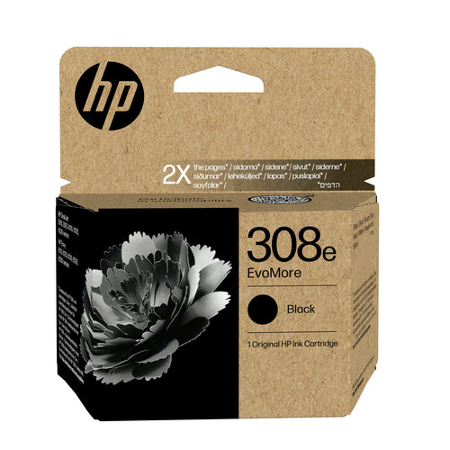 HP 308e Schwarz Tintenpatrone (Original) – 320 Seiten – für 308e