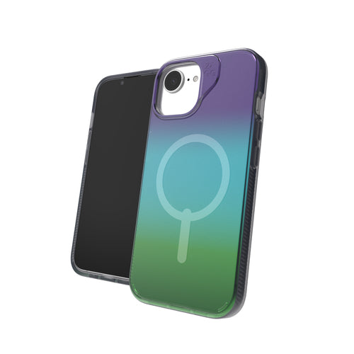 ZAGG Milan Snap Backcover – für Apple iPhone 13–16 (Auswahl), MagSafe, Raven Feather