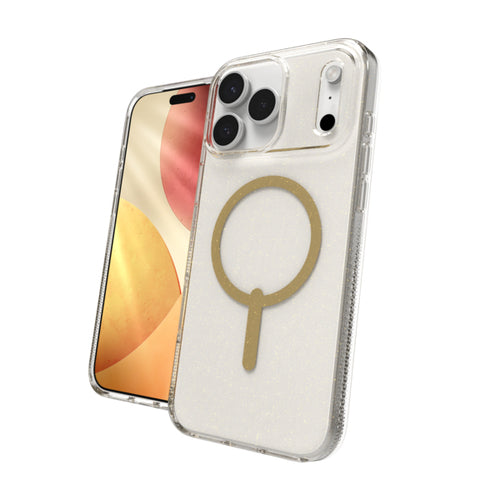 ZAGG Milan Snap – Backcover – für Apple iPhone 17 Pro, MagSafe, Graphen, Gold, bis 4 m Sturzsicher