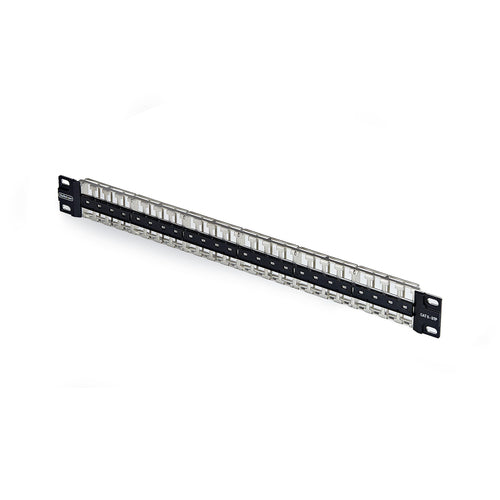 StarTech.com Keystone Patchpanel – 48× RJ-45, Cat6a/Cat8, 19", 1U, Schwarz
