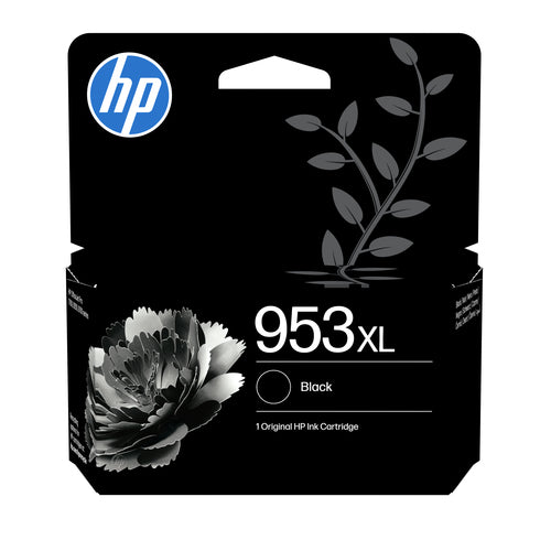HP 953XL Schwarz Tintenpatrone (Original) – 2'000 Seiten – für HP OfficeJet Pro 7720/7730/7740, 8210/8720/8730
