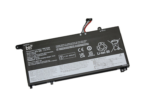 BTI Notebook-Akku – für Lenovo – 44 Wh, 11,58 V (3 Zellen) – Schwarz