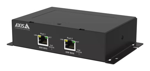 Axis TU8010 PoE Midspan – 2× PoE Ports