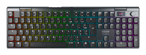 CHERRY XTRFY MX 10.1 – Gaming-Tastatur – Mechanisch (MX LP Red) – Bluetooth & 2,4 GHz – AZERTY (FR) – RGB