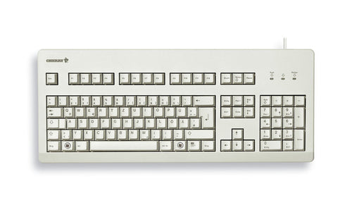 CHERRY G80-3000 – Tastatur, kabelgebunden (USB), UK-Layout (EN), Fullsize (mit Ziffernblock) – für Windows