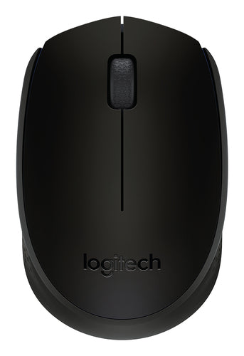 Logitech B170 – Maus – Kabellos (2,4 GHz), beidhändig, Schwarz