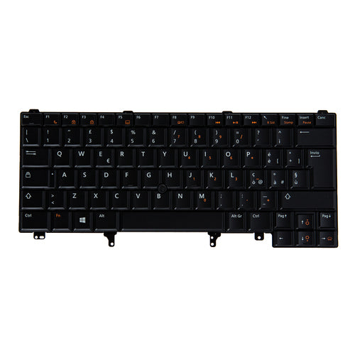 Origin Storage KB-R842T – Tastatur – beleuchtet – QWERTY (IT) – schwarz – für Dell PWS 7530