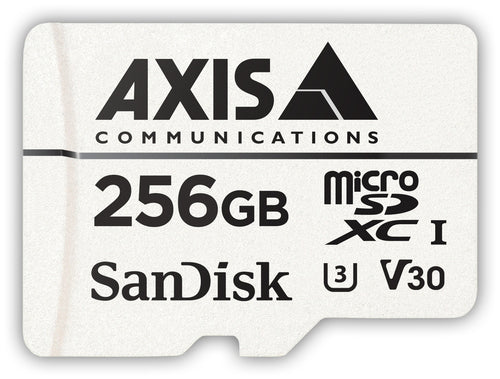 Axis Surveillance Card MKII microSDXC 256 GB – UHS, U3, V30, 100/50 MB/s, inkl. SD-Adapter