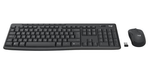 Logitech MK370 – Tastatur, kabellos (2,4 GHz), Graphit