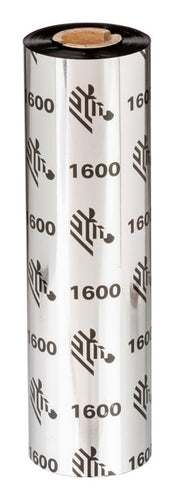 Zebra Thermotransferband – Wachs, 156 mm × 450 m, Kern 25 mm, Schwarz, 18er-Pack