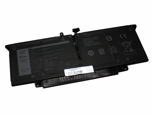 BTI Notebook-Akku – für Dell Latitude 7310, 7410 – 52 Wh, 7,6 V (4 Zellen) – Schwarz