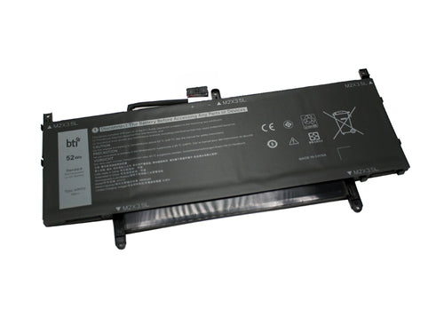 BTI Notebook-Akku – für Dell Latitude 9510 / 9510 2-in-1 – 52 Wh, 7,6 V (4 Zellen) – Schwarz