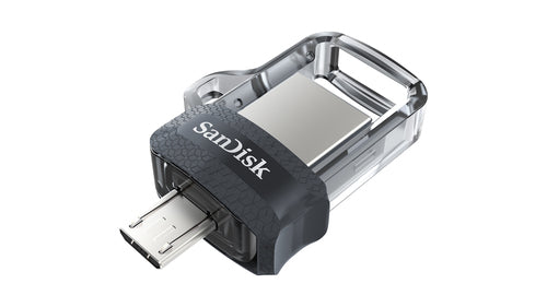 SanDisk Ultra Dual Drive m3.0 USB-Stick – 32 GB, USB 3.0, 130 MB/s