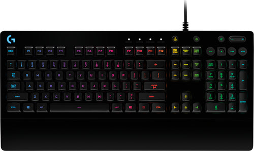 Logitech G G213 Prodigy – Gaming-Tastatur – mechanisch, kabelgebunden – USB – RGB – mit Handgelenkauflage