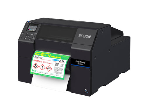 Epson ColorWorks CW-D6500PE – Etikettendrucker (Thermotransfer), 212 mm, 1'200×1200 dpi, 85 mm/s, USB/LAN