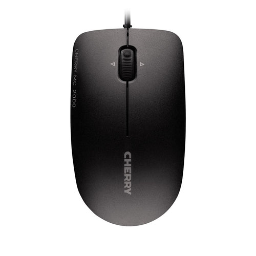 CHERRY MC 2000 Maus – kabelgebunden, USB-A, 1'600 dpi, 3 Tasten, beidhändig, schwarz