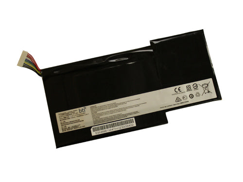 BTI Notebook-Akku – für MSI – 57 Wh, 11,1 V (6 Zellen) – Schwarz