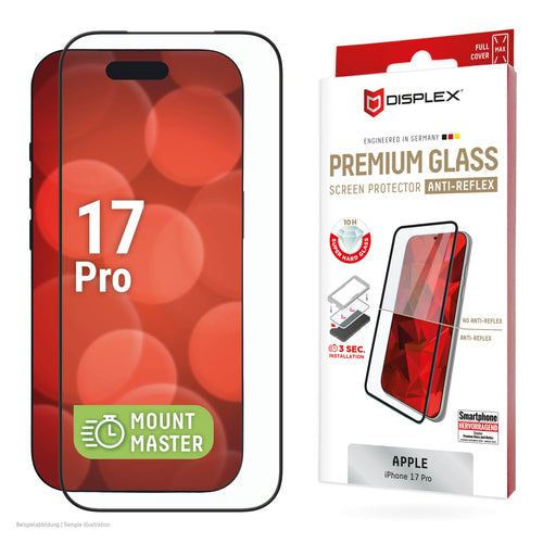 E.V.I. Displayschutz (Panzerglas), Antireflex – für iPhone 17 Pro