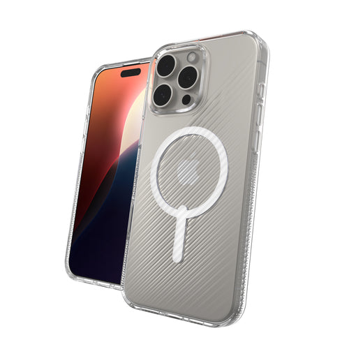 ZAGG Backcover Luxe Snap – für Apple iPhone 16 Pro Max – transparent