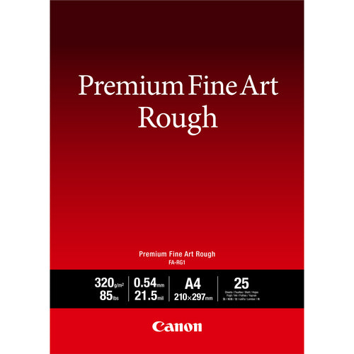 Canon FA-RG1 Fine Art Papier – A2, 320 g/m², 25 Blätter
