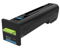 Lexmark 72K2XCE Cyan Toner – Original XL – 22'000 Seiten – für Lexmark CS820