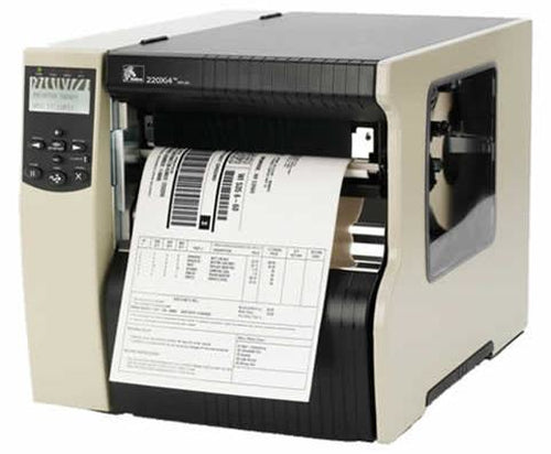Zebra 220Xi4 – Etikettendrucker, Thermotransfer, USB, LAN, RS-232, 203 × 203 dpi, für Etiketten bis 224 mm