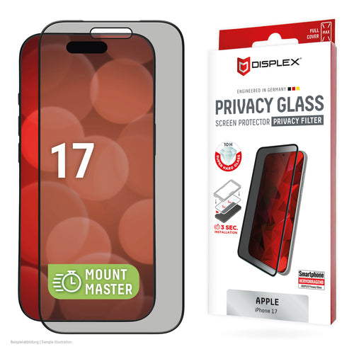 E.V.I. Displex – Privacy-Filter (Panzerglas) – für iPhone 17