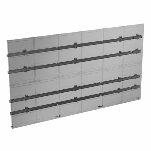 Vogel's DVLED INFILED WP Serie INT 9003 – Videowand-Stand, für 36 Displays, schwarz