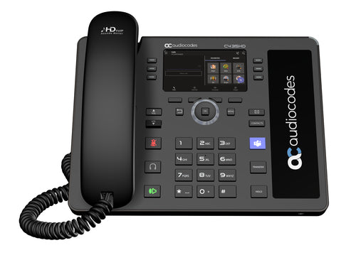 AudioCodes C435HD-R – für Microsoft Teams, PoE, GbE, inkl. externes Netzteil
