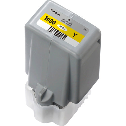 Canon PFI-1000Y Gelbe Tintenpatrone (Original) – 3'365 Seiten – für imagePROGRAF PRO-1000 – 0549C001