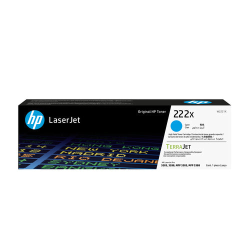 HP Toner 222X – cyan