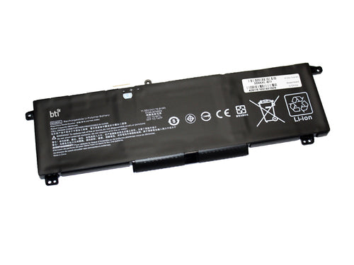 BTI Notebook-Akku – für HP – 71 Wh, 11,55 V (6 Zellen) – Schwarz