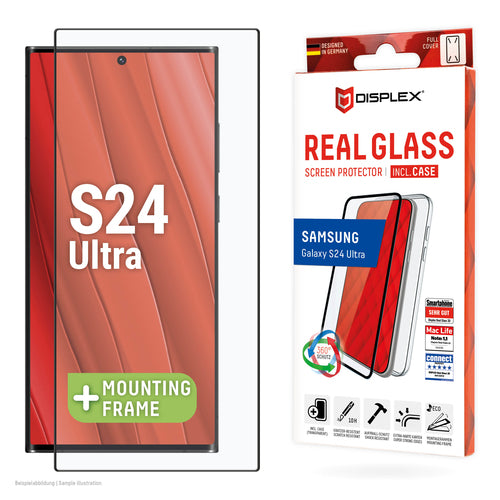 E.V.I. Backcover – für Samsung Galaxy S24 Ultra, Glas+TPU, Transparent