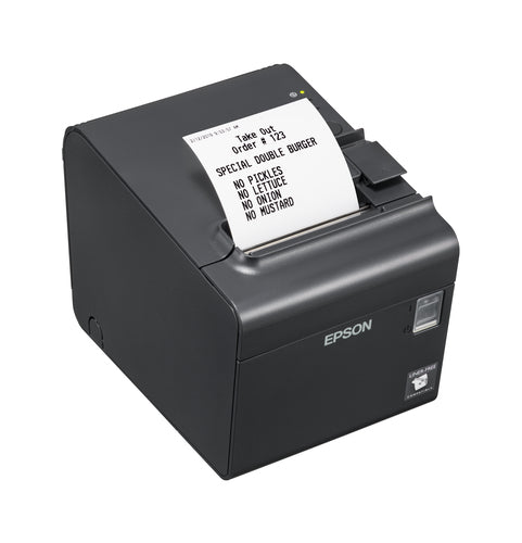 Epson TM-L90LF – Bondrucker, Thermodirekt, USB, Auto-Cutter (teilweiser Schnitt), Kassenlade-Port