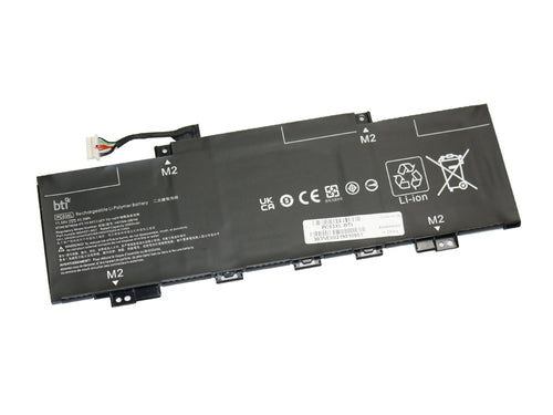 BTI Notebook-Akku – für HP – 43,3 Wh, 11,55 V (3 Zellen) – Schwarz