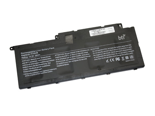 BTI Notebook-Akku – für Dell Latitude 7437 – 58 Wh, 14,8 V (4 Zellen) – Schwarz