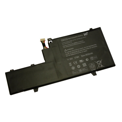 BTI Notebook-Akku – für HP EliteBook x360 1030 G2 – 57 Wh, 11,5 V (3 Zellen) – Schwarz