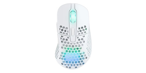 CHERRY XTRFY M4 – Gaming-Maus – Kabellos (2,4 GHz), 19000 DPI, RGB-Beleuchtung, rechts