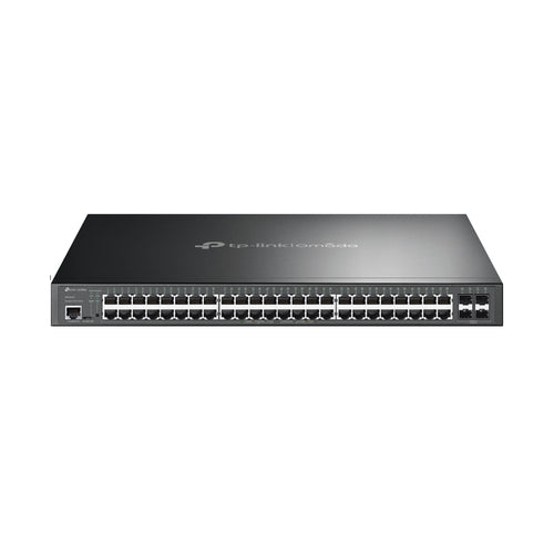 TP-Link SG3452P – Managed Switch – 48×GbE, 4×SFP, L2/L3, PoE+ 384 W, 1U